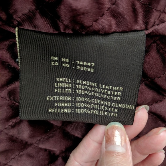 Vintage Levi's genuine leather jacket in cognac - Picture 7 of 8